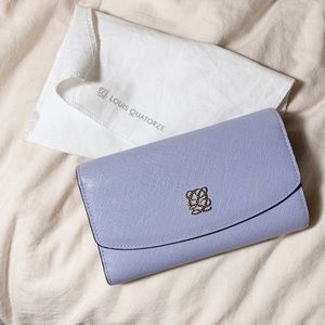 [Louis Quatorze] medium folding wallet in lavender